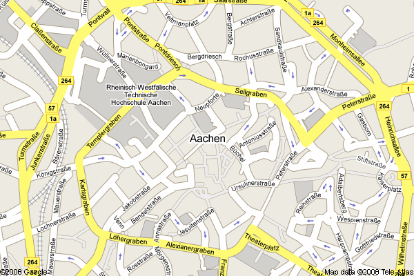 Aachen Stadtplan Aachen Stadtplan